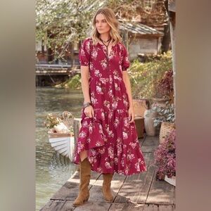 Sundance Marnie Floral Tiered Dress - XS - NWT